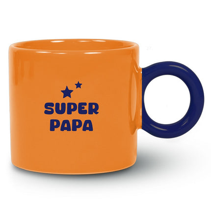 Mok OranjeBlauw Super Papa