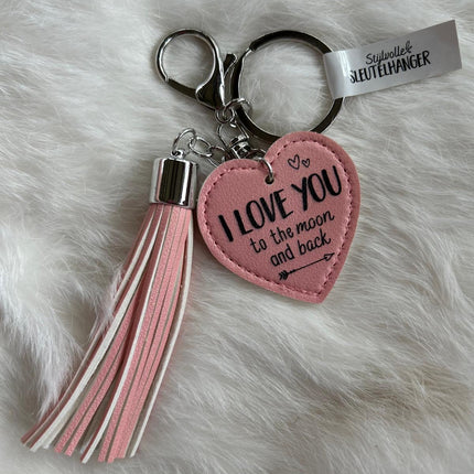 Tassel - Tas/Sleutelhanger - I love you