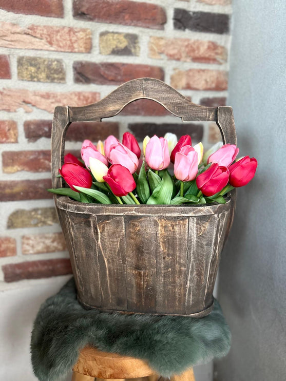 Houten Emmer ovaal