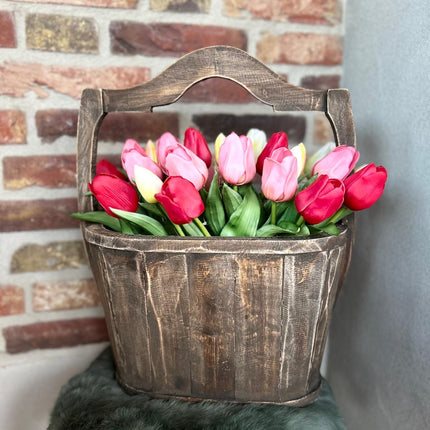 Bosje Tulpen - Rood/Wit/Roze
