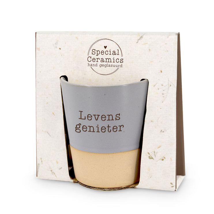 Special ceramics mok - Levensgenieter