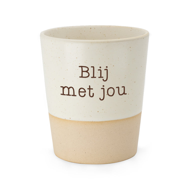 Special ceramics mok - Blij met jou