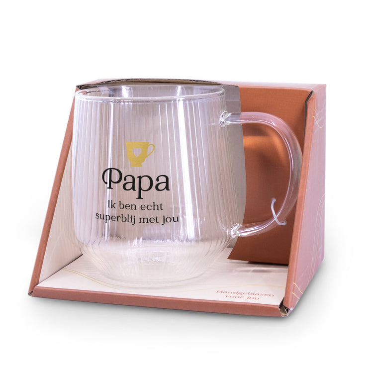 Theeglas papa