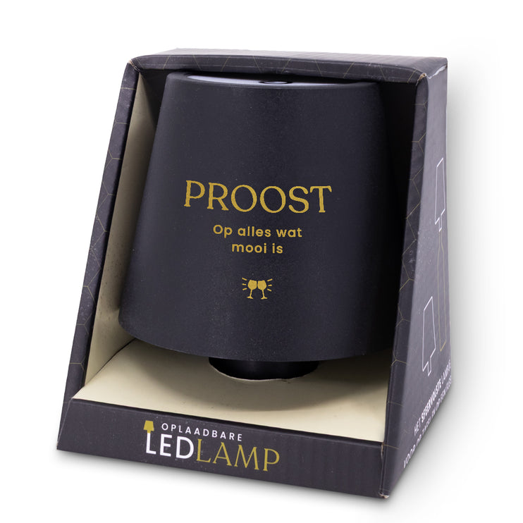 Oplaadbare Led Tafellamp - Proost