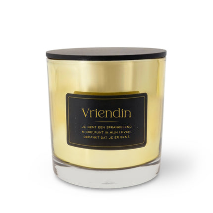 XXL House of Light Candle - Gouden Kaars Vriendin