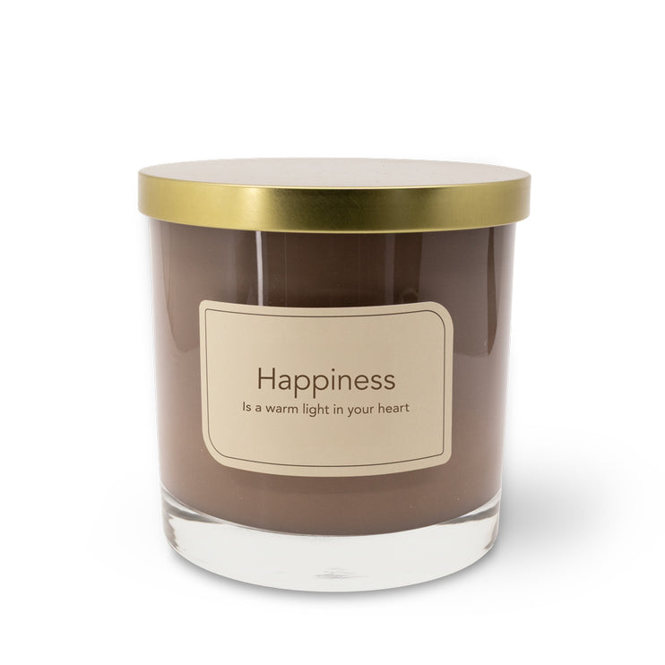 XXL House of Light Candle -  Happiness is a warm light in your heart