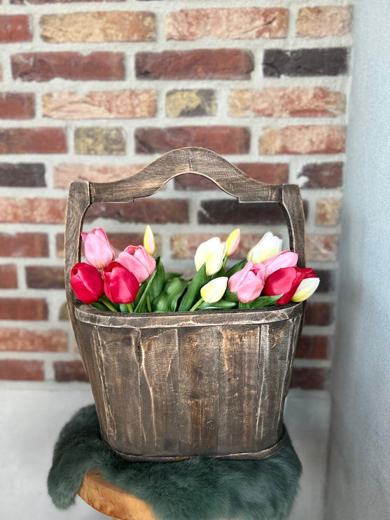 Bosje Tulpen - Rood/Wit/Roze