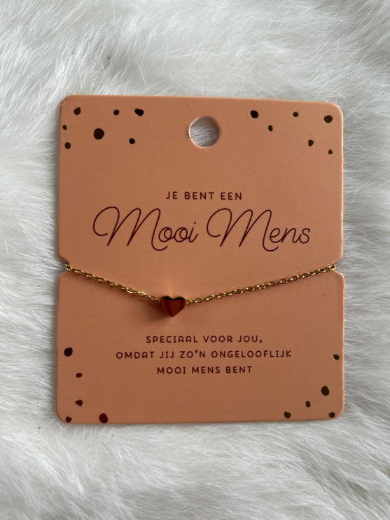 Hart Armband - Mooi Mens