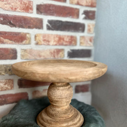 Houten Plateau Op Voet