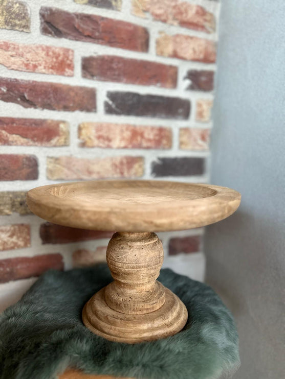 Houten Plateau Op Voet