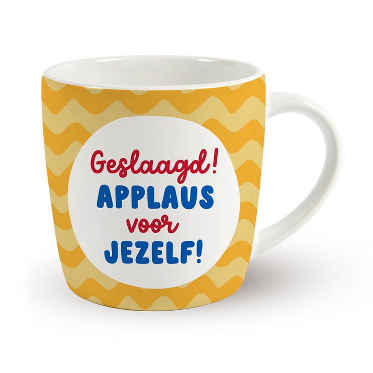 Mok Geslaagd! Applaus voor jezelf