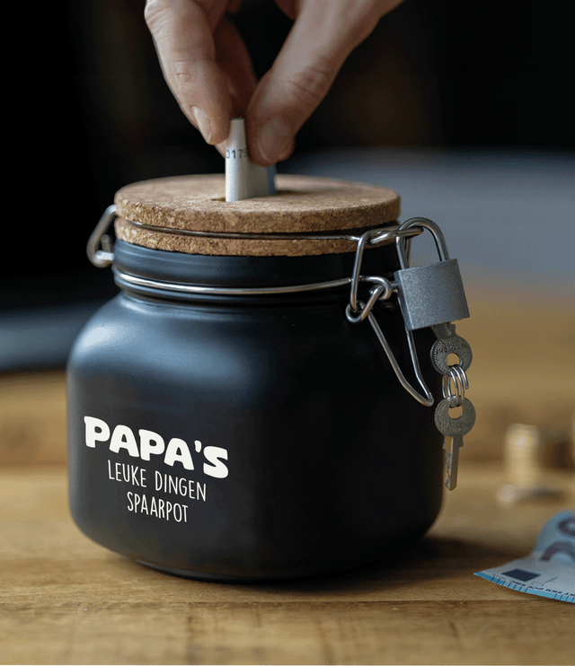 Luxe Spaarpot - papa