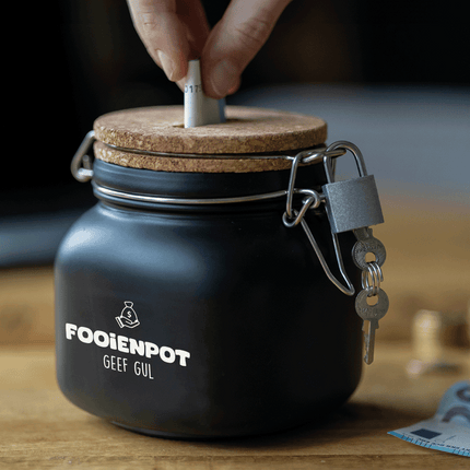 luxe spaarpot - fooienpot