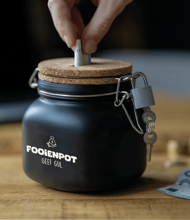 luxe spaarpot - fooienpot