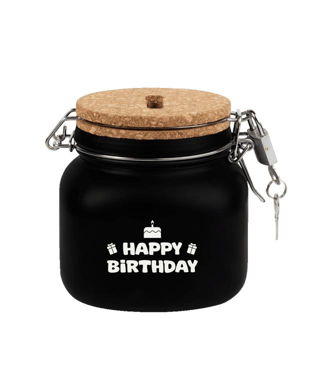 luxe spaarpot - happy birthday