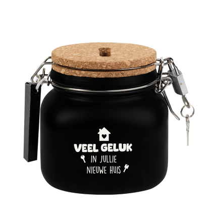 luxe spaarpot - Veel geluk in jullie nieuwe huis