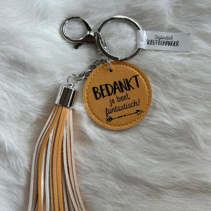 Tassel - Tas/Sleutelhanger Bedankt