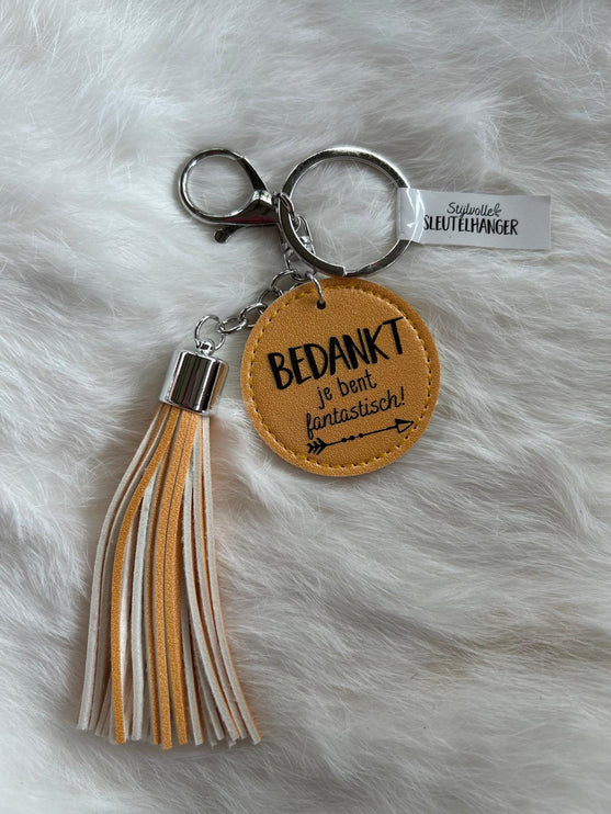 Tassel - Tas/Sleutelhanger Bedankt