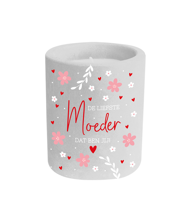 Cement Candle De liefste moeder dat ben jij