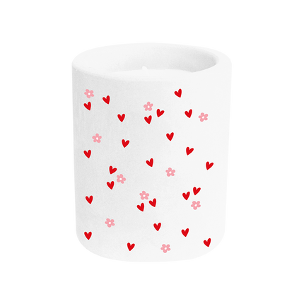Cement Candle Hartjes