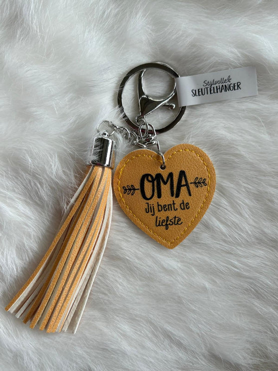 Tassel - Tas/Sleutelhanger Oma