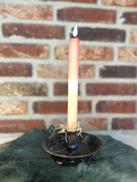 LED Dip Dye kaars Terracotta