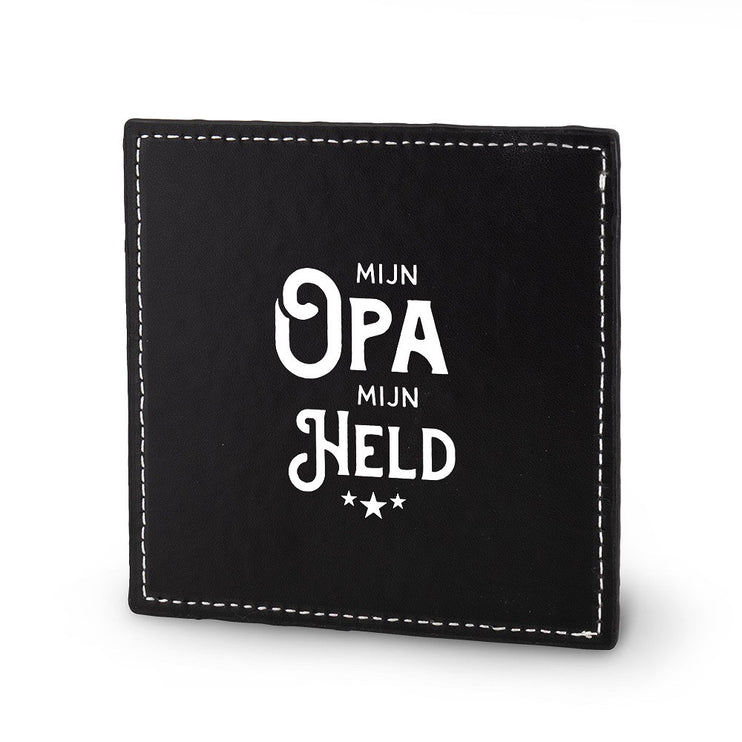 Onderzetter Opa - Kunstleer