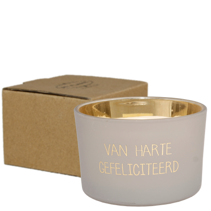 My Flame - SOJAKAARS - VAN HARTE GEFELICITEERD - GEUR: AMBER'S SECRET