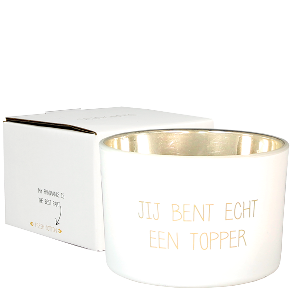 My Flame - SOJAKAARS - JIJ BENT ECHT EEN TOPPER - GEUR: FRESH COTTON