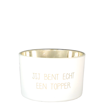 My Flame - SOJAKAARS - JIJ BENT ECHT EEN TOPPER - GEUR: FRESH COTTON