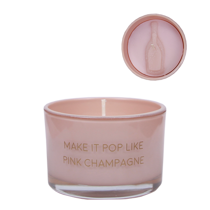 My Flame - SOJAKAARS - MAKE IT POP LIKE PINK CHAMPAGNE - GEUR: GREEN TEA TIME