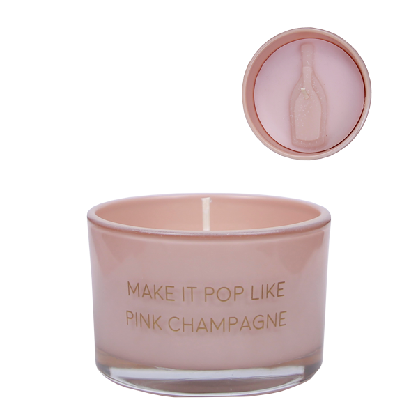 My Flame - SOJAKAARS - MAKE IT POP LIKE PINK CHAMPAGNE - GEUR: GREEN TEA TIME