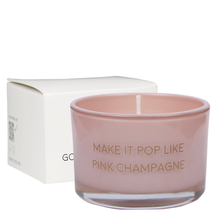 My Flame - SOJAKAARS - MAKE IT POP LIKE PINK CHAMPAGNE - GEUR: GREEN TEA TIME