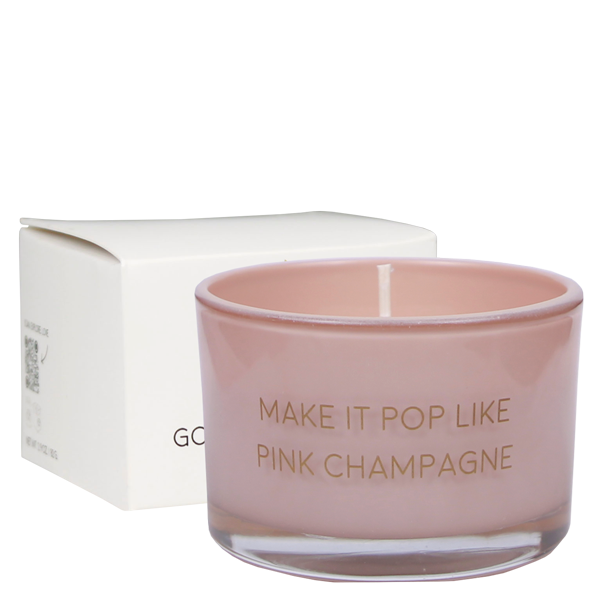 My Flame - SOJAKAARS - MAKE IT POP LIKE PINK CHAMPAGNE - GEUR: GREEN TEA TIME