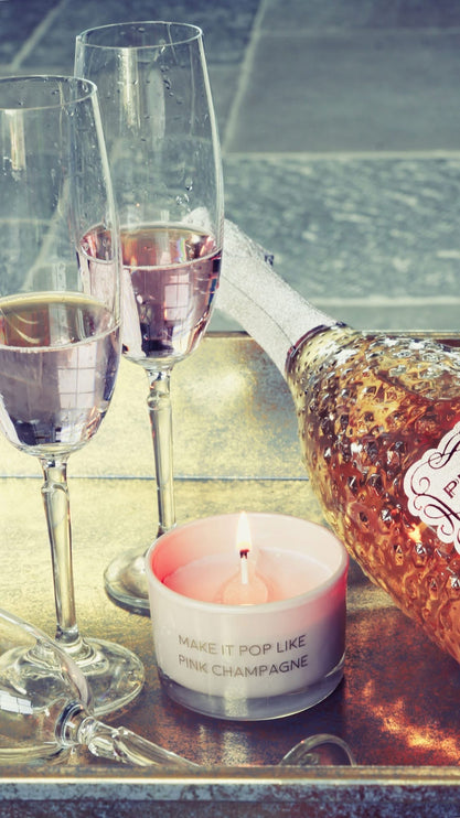 My Flame - SOJAKAARS - MAKE IT POP LIKE PINK CHAMPAGNE - GEUR: GREEN TEA TIME