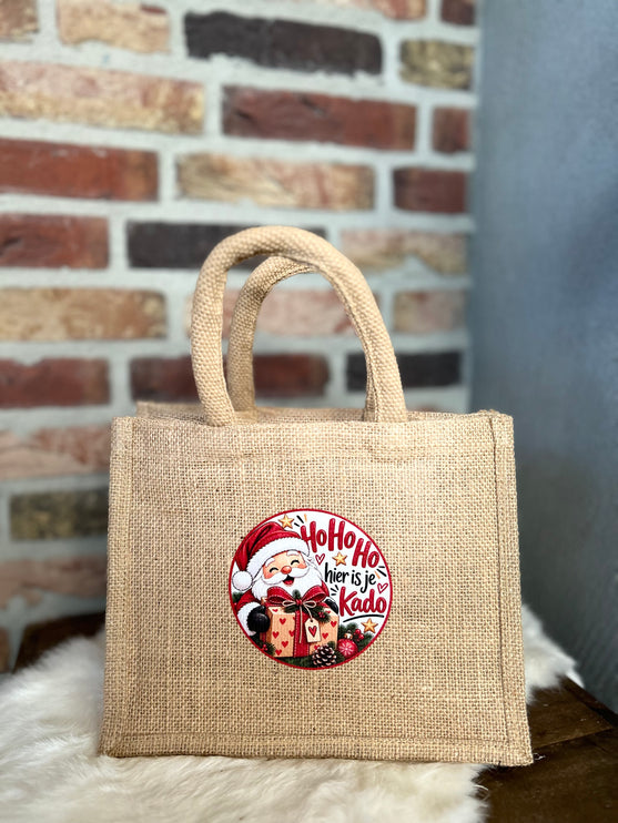 Cadeau tas S Hohoho Hier is je kado