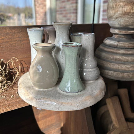 Keramieken vazenpalet