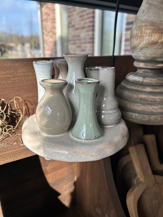 Keramieken vazenpalet