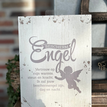 Tekstbordje Engel