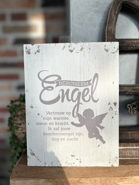 Tekstbordje Engel