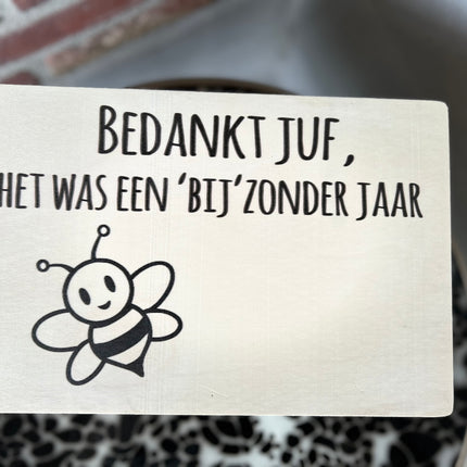 Opbergkistje Bedankt Juf