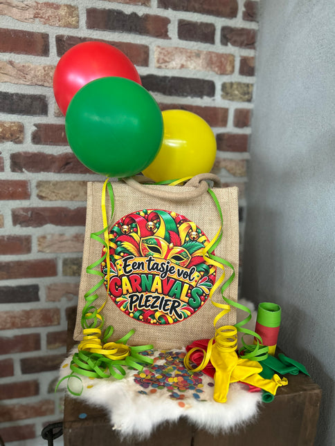 Tasje L Carnaval met vulling