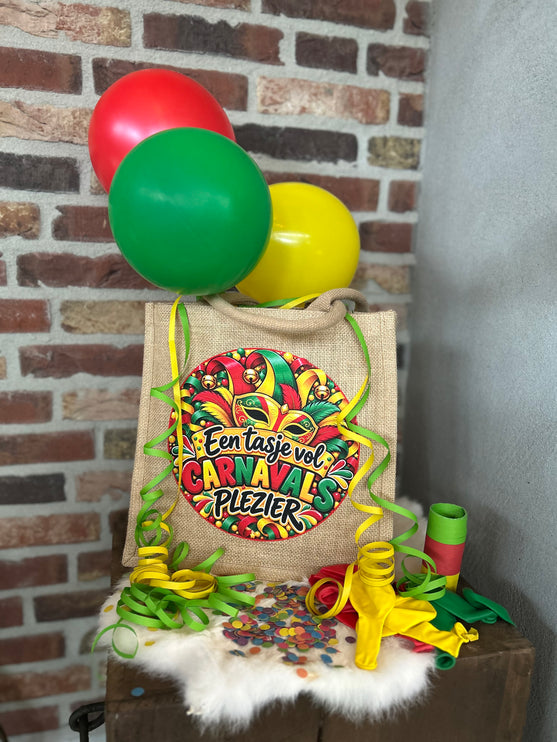 Tasje L Carnaval met vulling