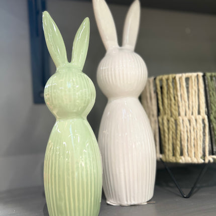 Keramieken Haas Wit maat L