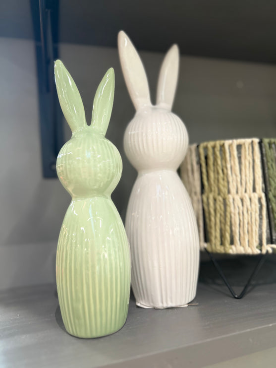 Keramieken Haas Wit maat L