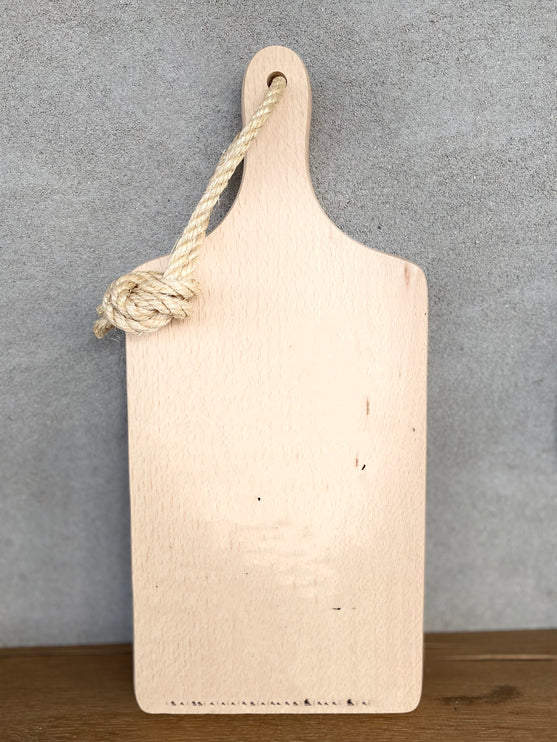 Serveerplankje (zelf te personaliseren) 35x18 cm
