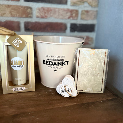 Cadeau Emmer Bedankt M met Vulling