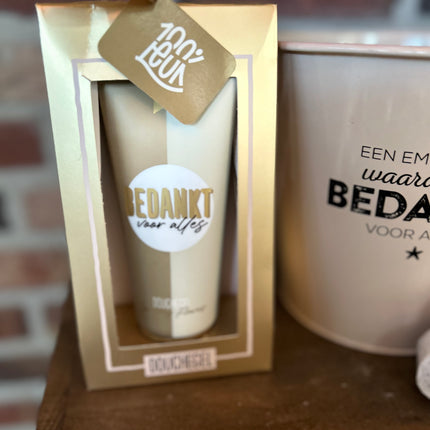Cadeau Emmer Bedankt M met Vulling