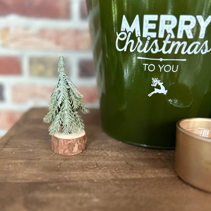 Cadeau Emmer Kerst L Merry Christmas met Kerstboompje en Kaars van MY FLAME
