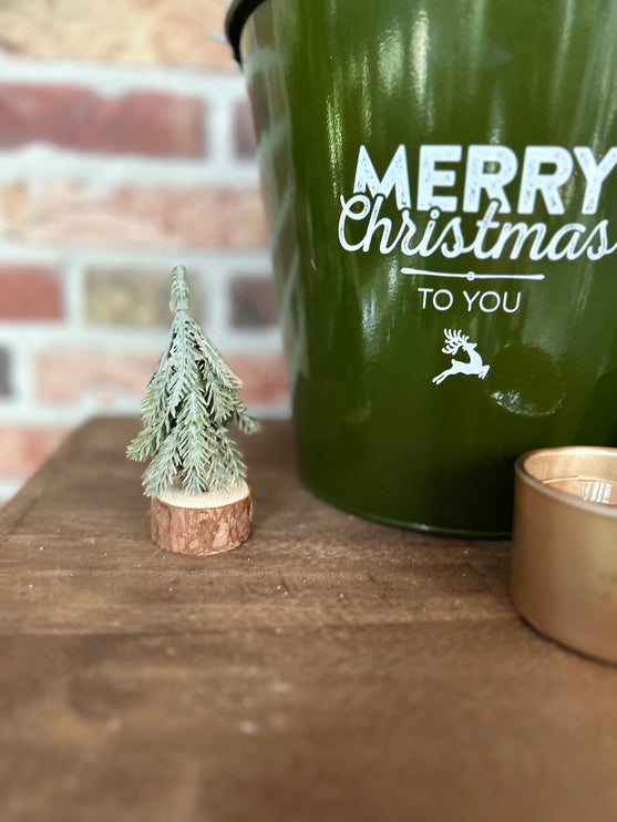 Cadeau Emmer Kerst L Merry Christmas met Kerstboompje en Kaars van MY FLAME